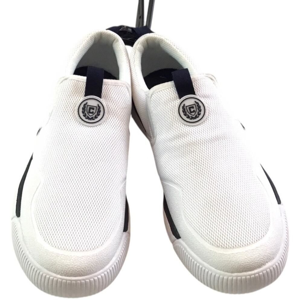 Chaps Men's Kent Slip-On Shoe White Blue Size 10.5 NWT